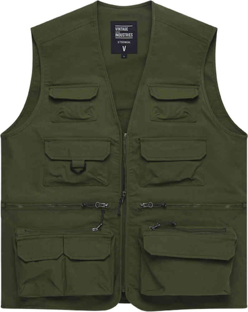 Vintage Industries - Vintage Industries Legends fishing vest Groen